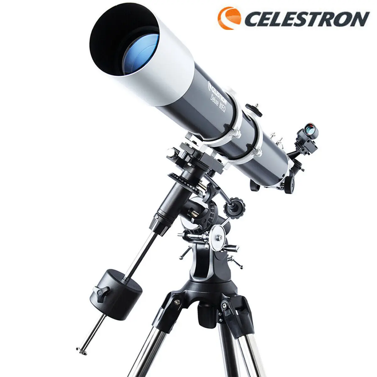 

Celestron астрономический телескоп Deluxe 80 EQ с немецким Экваториальным креплением EQ2 и штативом для наблюдения за луной, космосом, планетой