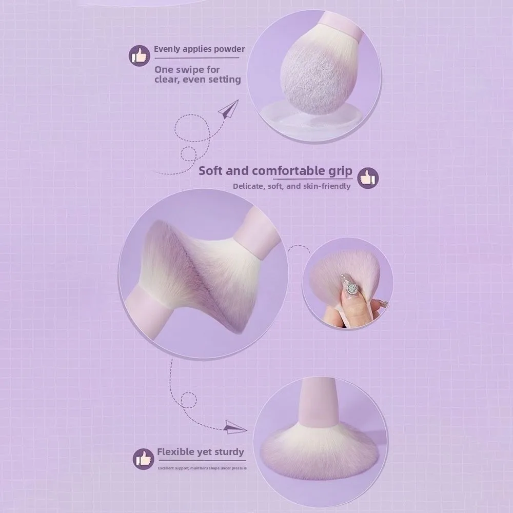 10 個ファッションスーパーソフトメイクブラシセット人工毛お手入れ簡単アイシャドウブラシコンシーラーブラシファンデーションブレンドツール