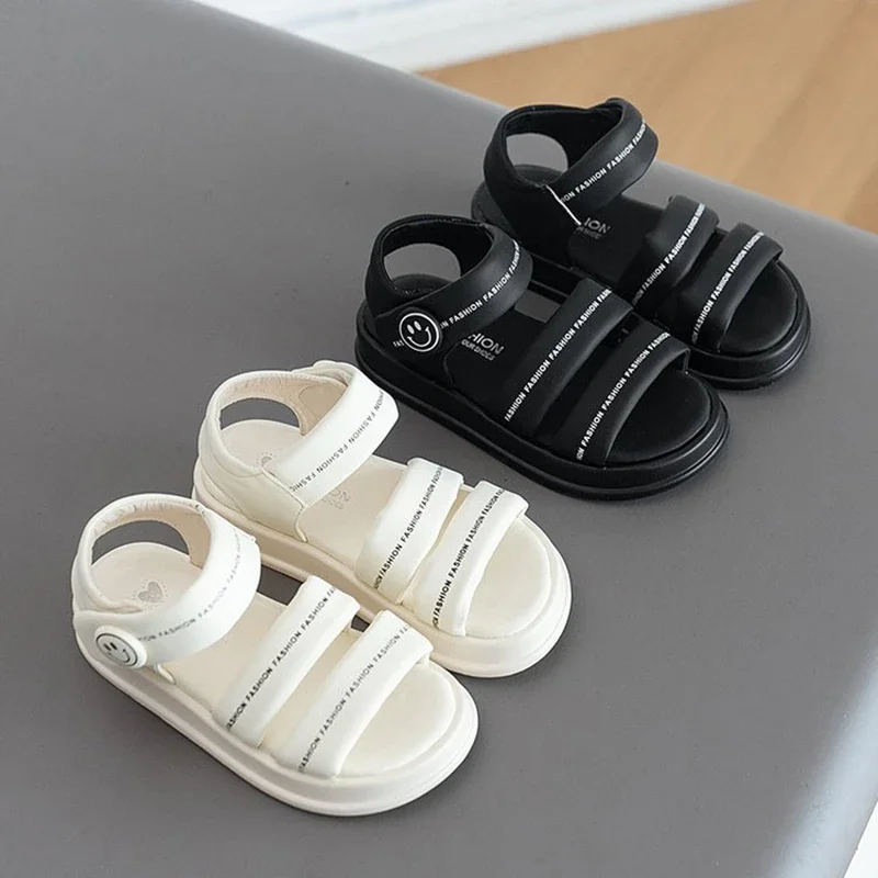 2024 New Summer Style Fashionable Comfortable and Elegant Wear-resistant Soft Sole Non-slip Casual Slip-on Sports Child Sandals