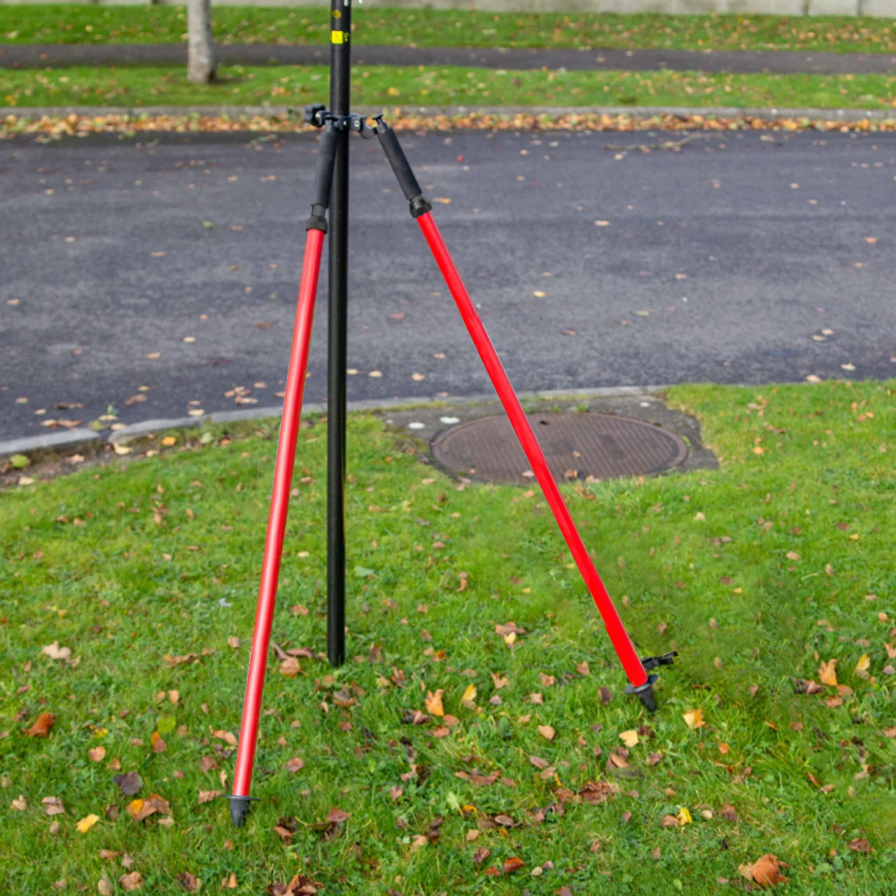 

SingularXYZ Surveying Bipod Aluminum Stand w/Telescopic Struts GPS Pole Durable Surveying Gear Bundle