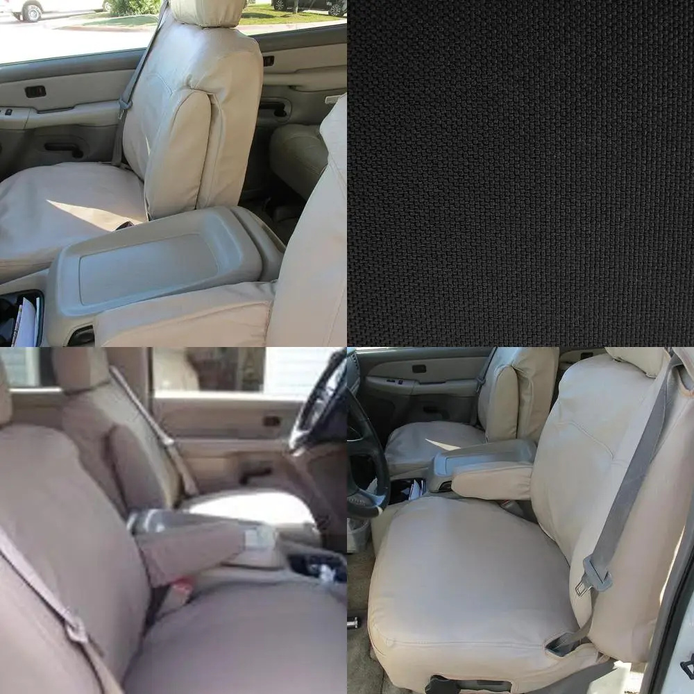 

Made for 1999-2002 Avalanche, Silverado, Suburban and Tahoe.Sierra and Yukon Front Captain Chair Seat Covers Black Waterproof En