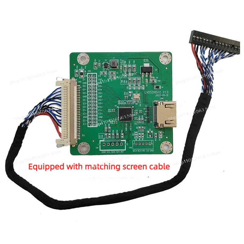 

Custom LVDS to HDMI Adapter 4K/30Hz Support, LT2611UXC Solution, High-Quality Video Converter