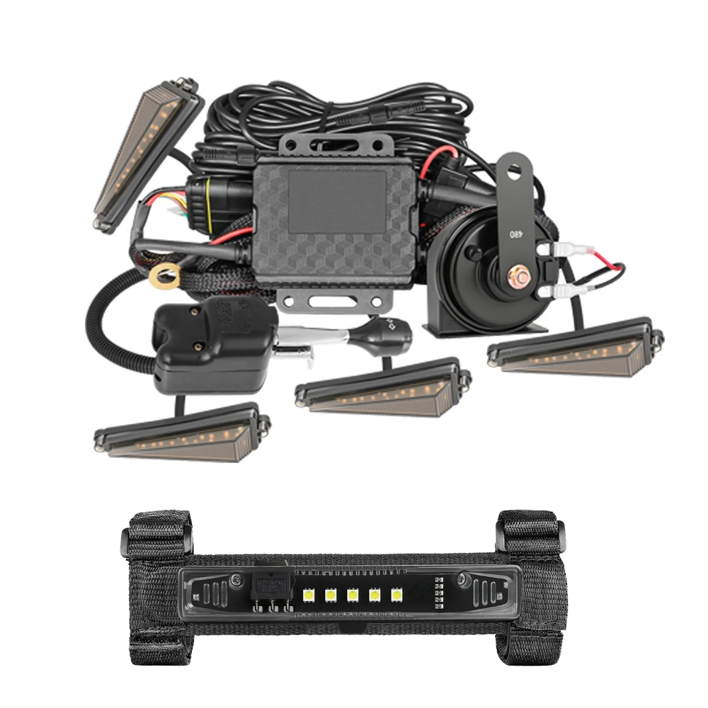 

Высококачественный светодиодный купольный светильник для чтения для Segway Fugleman UT10 Crew Cab 2022-2025 UTV Комплект указателей поворота Треугольный поворотник Комплект переключателя