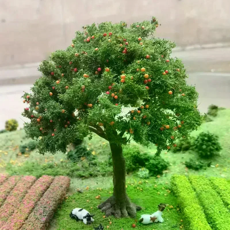 

1Pcs DIY Fruit Trees Miniature Landscape Decoration Miniature Sand Table Building Model Realistic Fruit Tree Decor