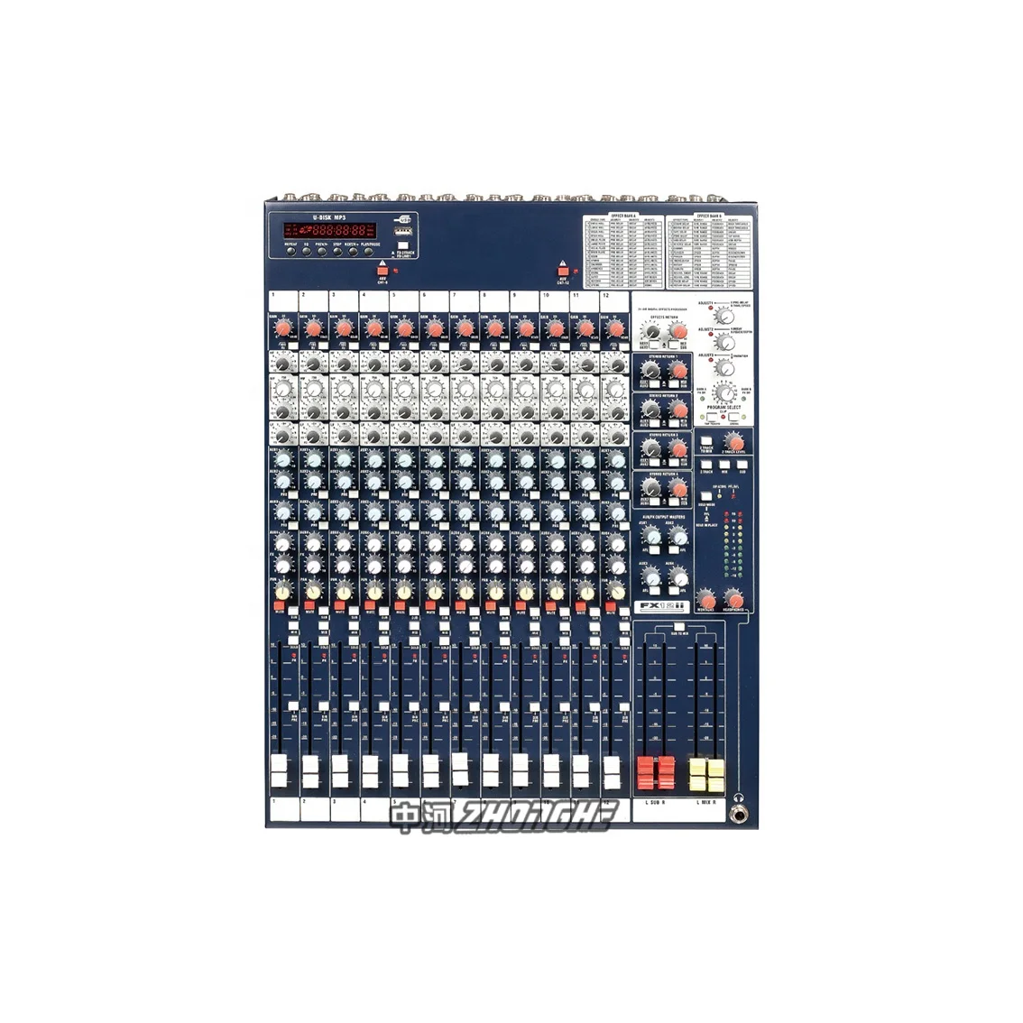 

FX12ii Studio Mixer Professional Dj Machine 12 Channel Mixer
