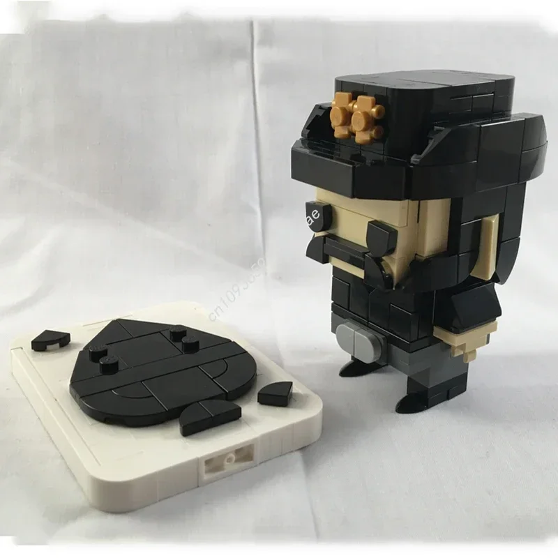 

254pcs MOC Lemmy Kilmister Brickheadz Brickheadz Building Blocks Christmas Gift Construction Best Birthday Ideas For