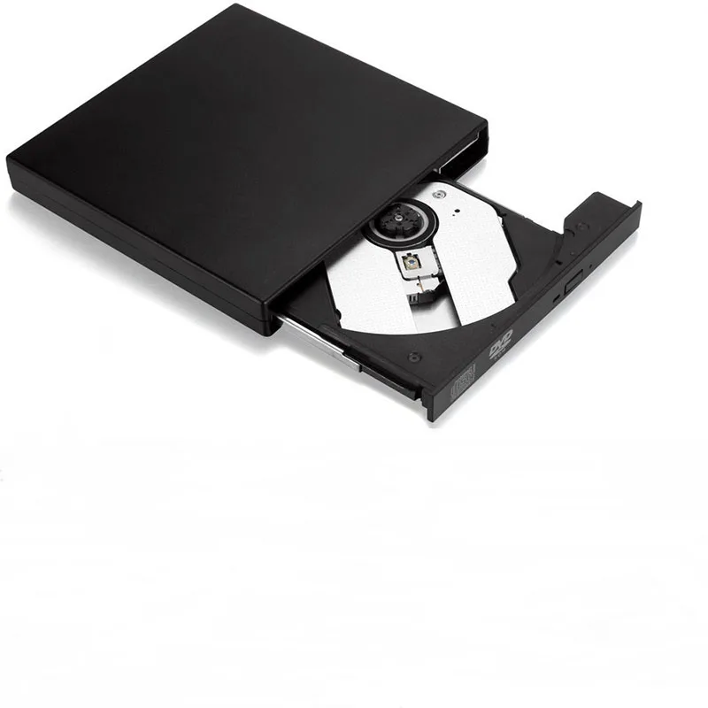 Portable External DVD Optical Drive Player Burner CD/DVD-ROM CD/DVD-RW USB 2.0 Slim Reader Recorder for Windows Mac OS Practical