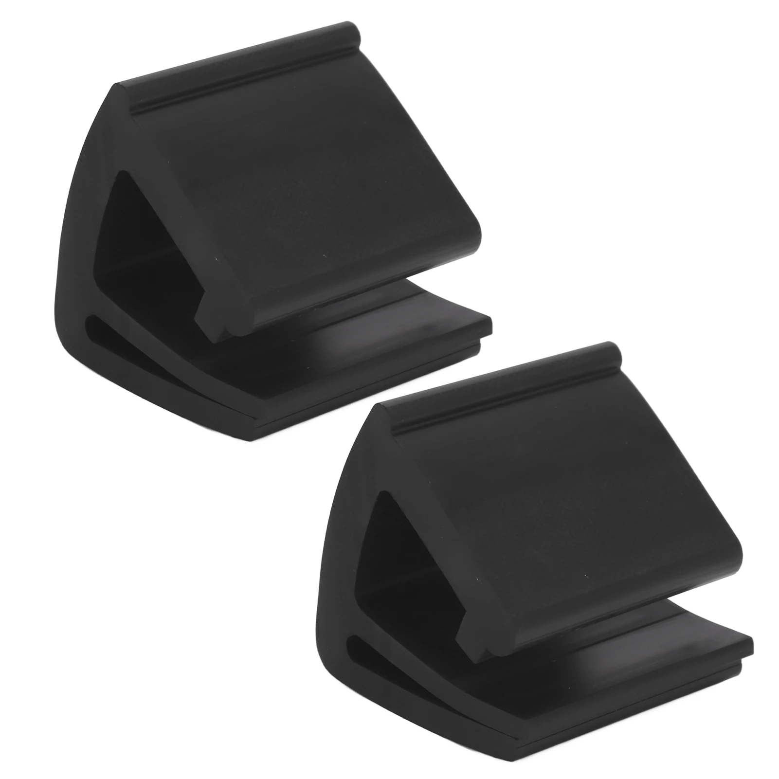 2 قطعة مقاطع الاحتفاظ على الزجاج الأمامي للسيارات المطاط الأسود 1020058‐01 لاستبدال سيارة نادي EZGO