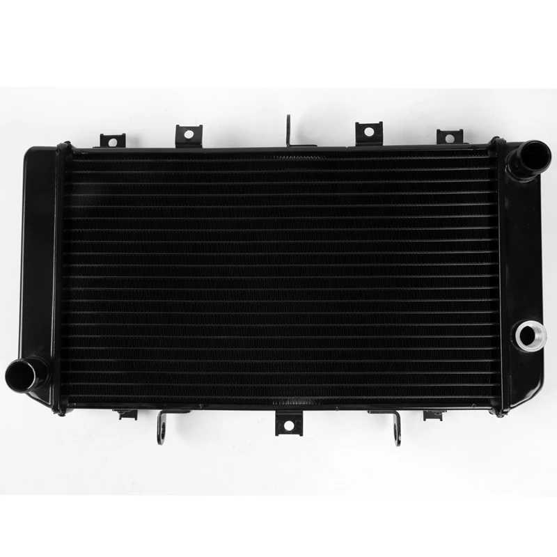 Motorcycle Radiator Cooler Aluminum For Kawasaki Z750 2004-2006 Z750S 2005-2006 BLACK
