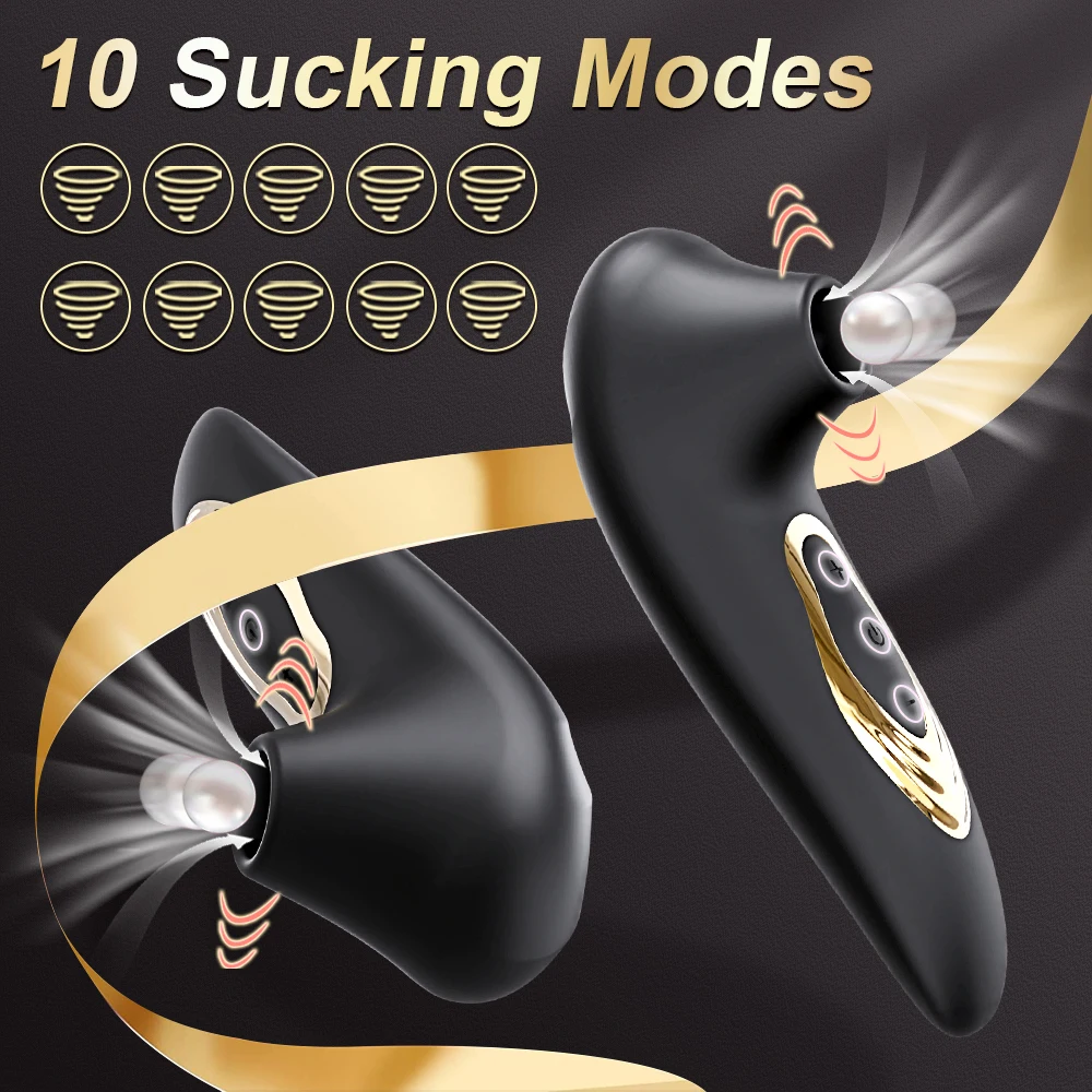 Powerful Clit Sucker Vagina Sucking Vibrator Female Clit Nipple Oral Vacuum Stimulator Massager Sex Toys Adults Goods for Women