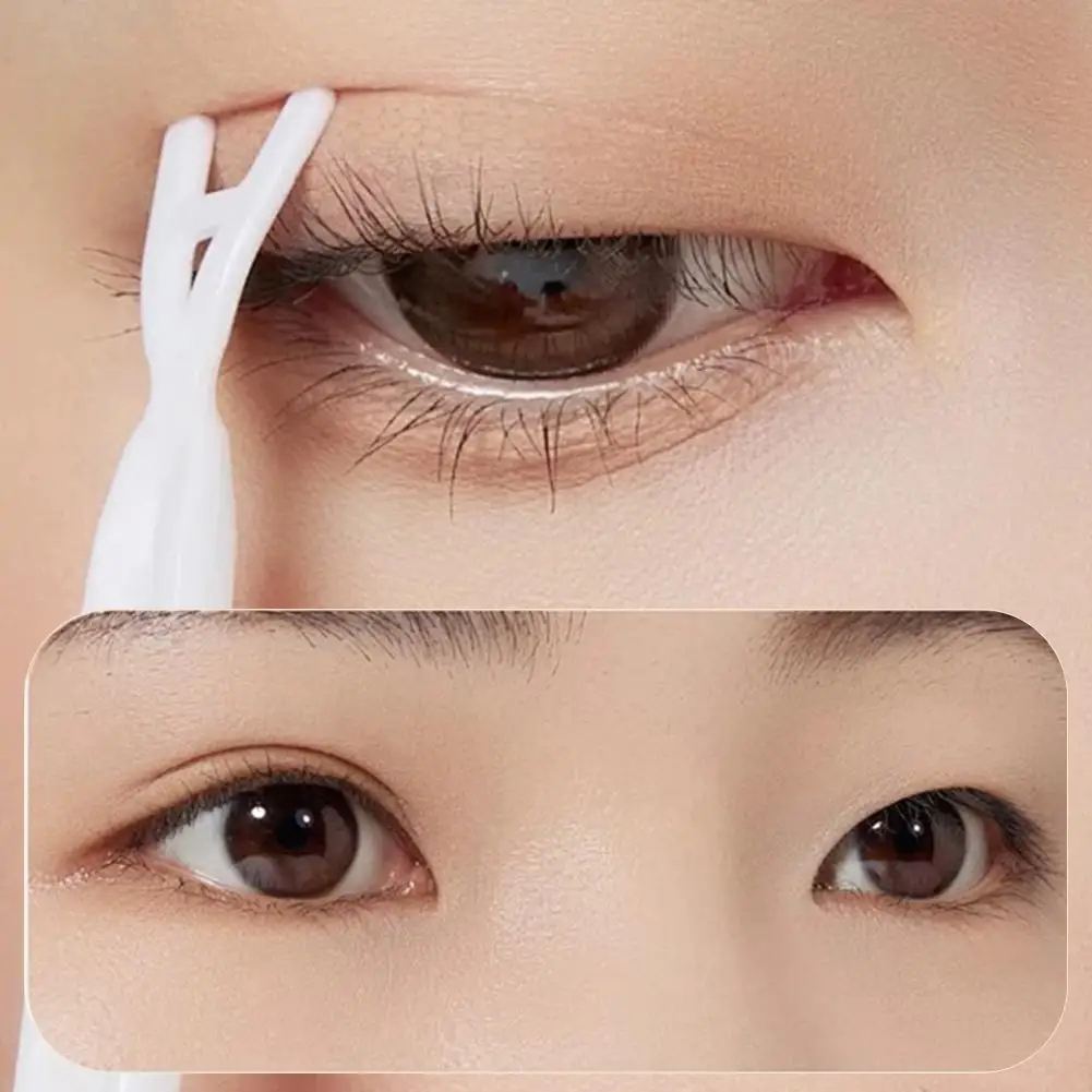 1 pièce/40 feuilles Autocollants en maille invisible, ruban adhésif pour paupières doubles, lifting des paupières, imperméable, auto-adhésif, dentelle en fibre, autocollant de maquillage pour les yeux