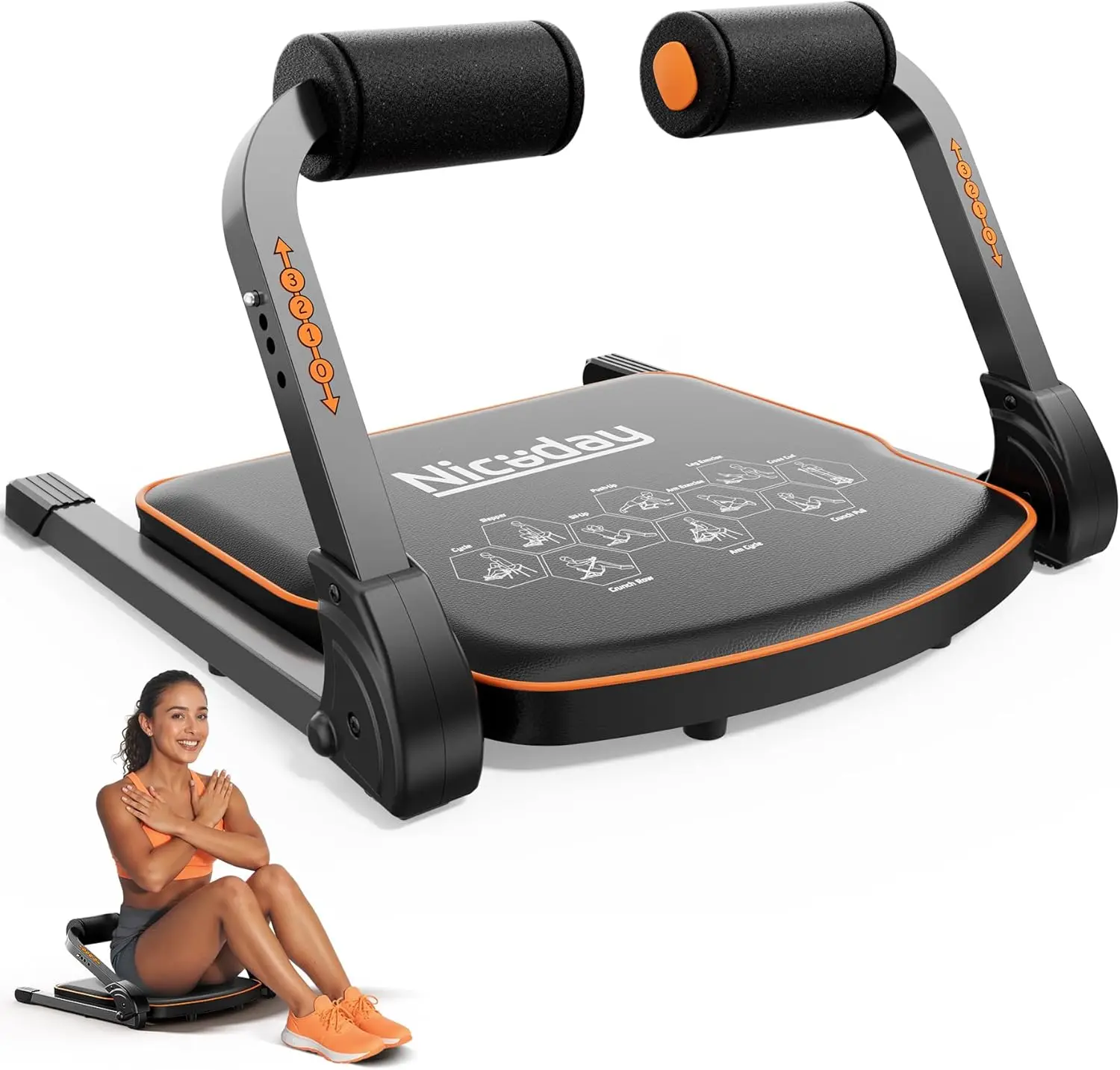 

Niceday Ab Workout Equipment, Ab Machine for Stomach Workout, Ab Trainer Machine for Home, Ab Crunch Machine for Home Exercise