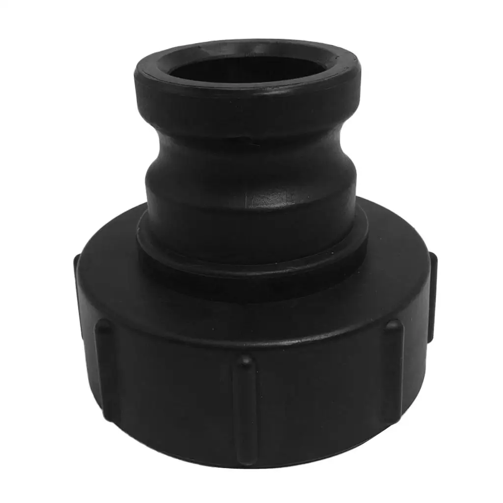 IBC Tank Adapter - Black Hose Replacement Part for IBC Containers Drain Tap,