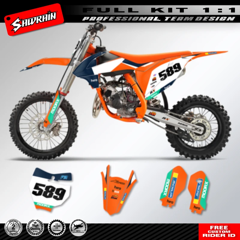 

Sawrain MX Custom Graphics Motorcycle Stickers Kits for KTM SX 85 SX85 2018 2019 2020 2021 2022 2023 2024