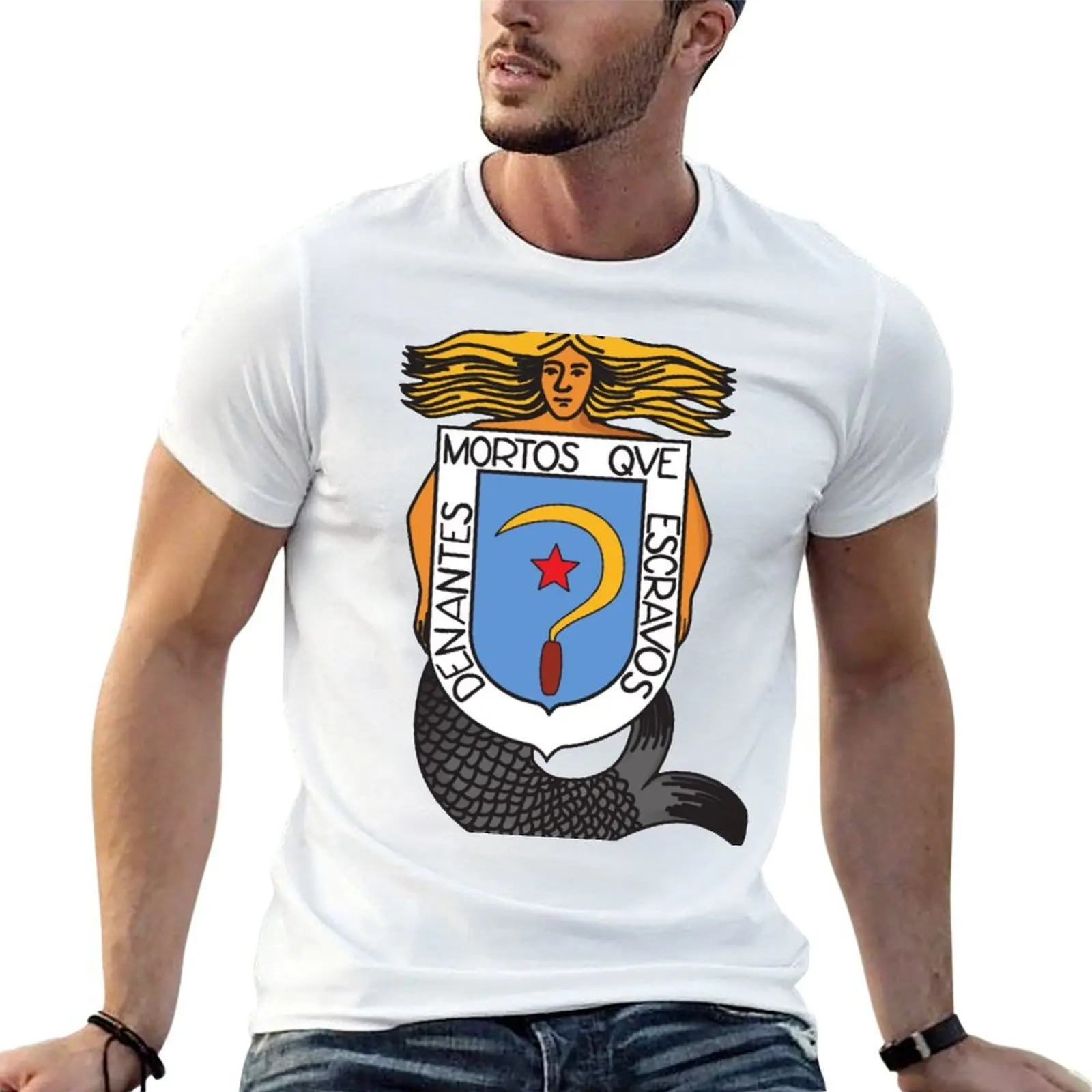 shield of castelao T-Shirt custom t-shirts gifts for boyfriend clothing for men