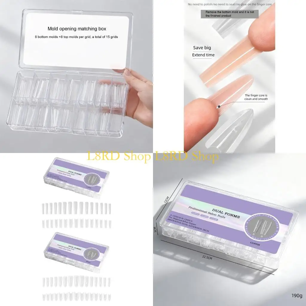 

Безбумажный овальный ноготь Л8РД формирует стабильный низкопробный дизайн для естественно выглядящих расширений геля