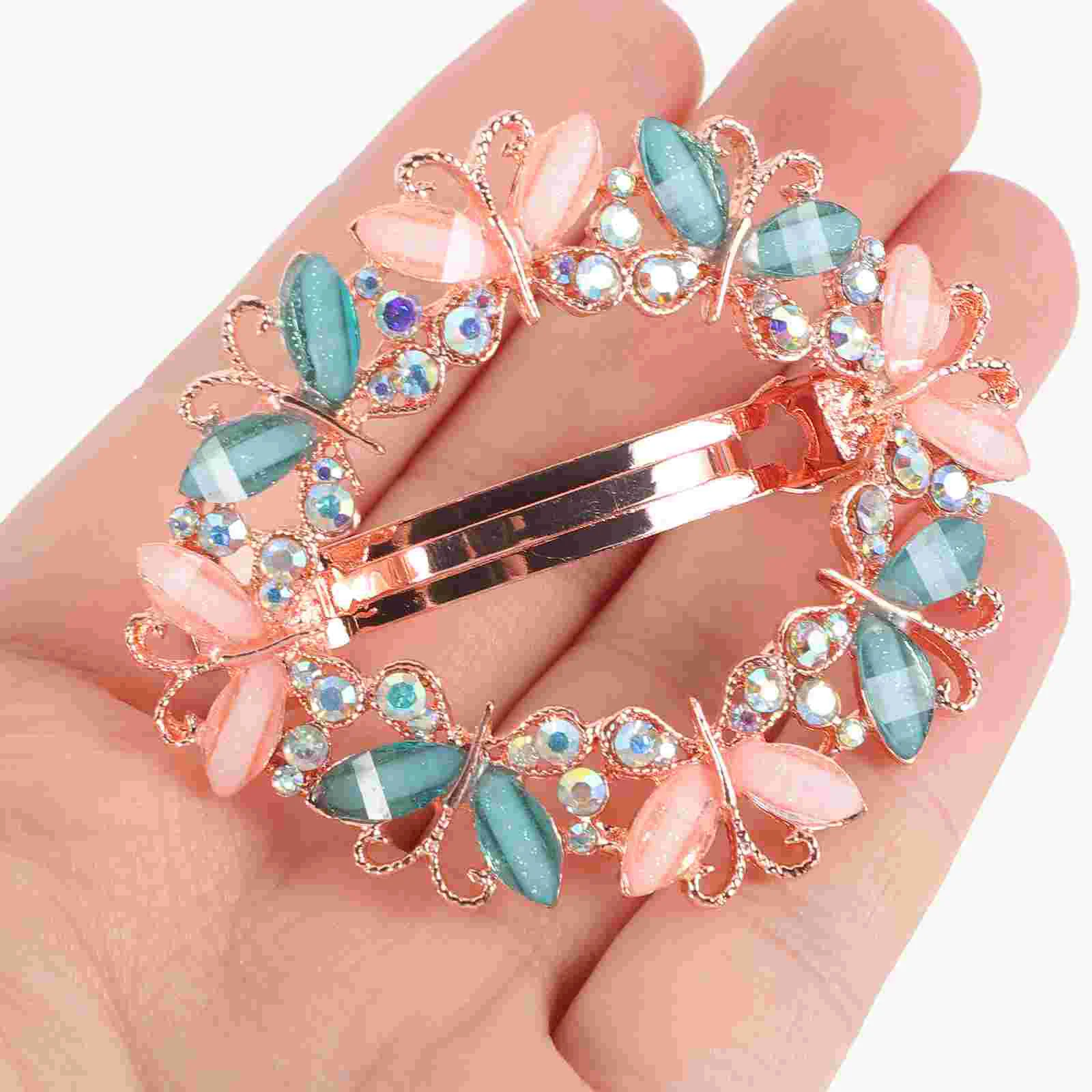 Hair Grips Holders Barrettes Korean Version Hairwear Jewelry Spring Clips Girl Accessories