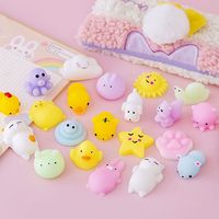 Stress Relief Soft Pressure-relief Toy Animals Decompression Toy Abreact Sticky Squeeze Toy Funny Gift