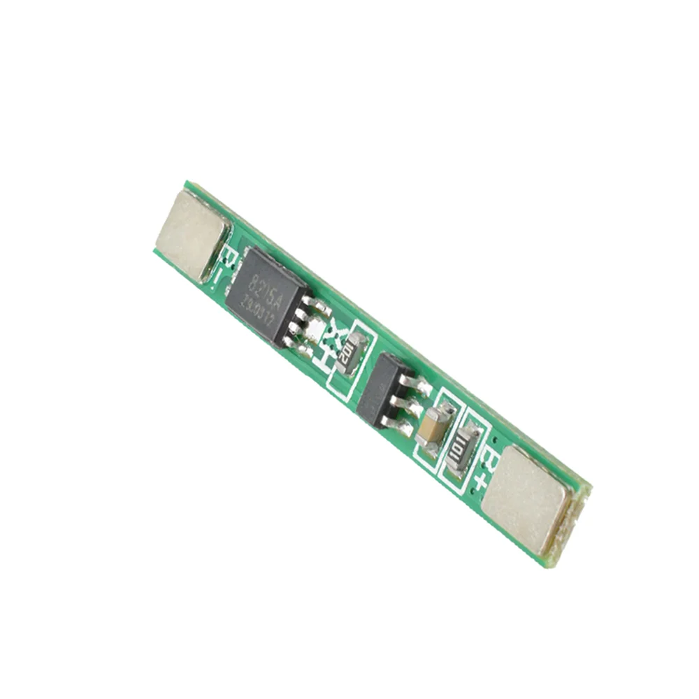 Placa de proteção de bateria Li-ion BMS PCM, Pcm para bateria de íon de lítio 18650, 1S, 3.7V, 3A, 10Pcs