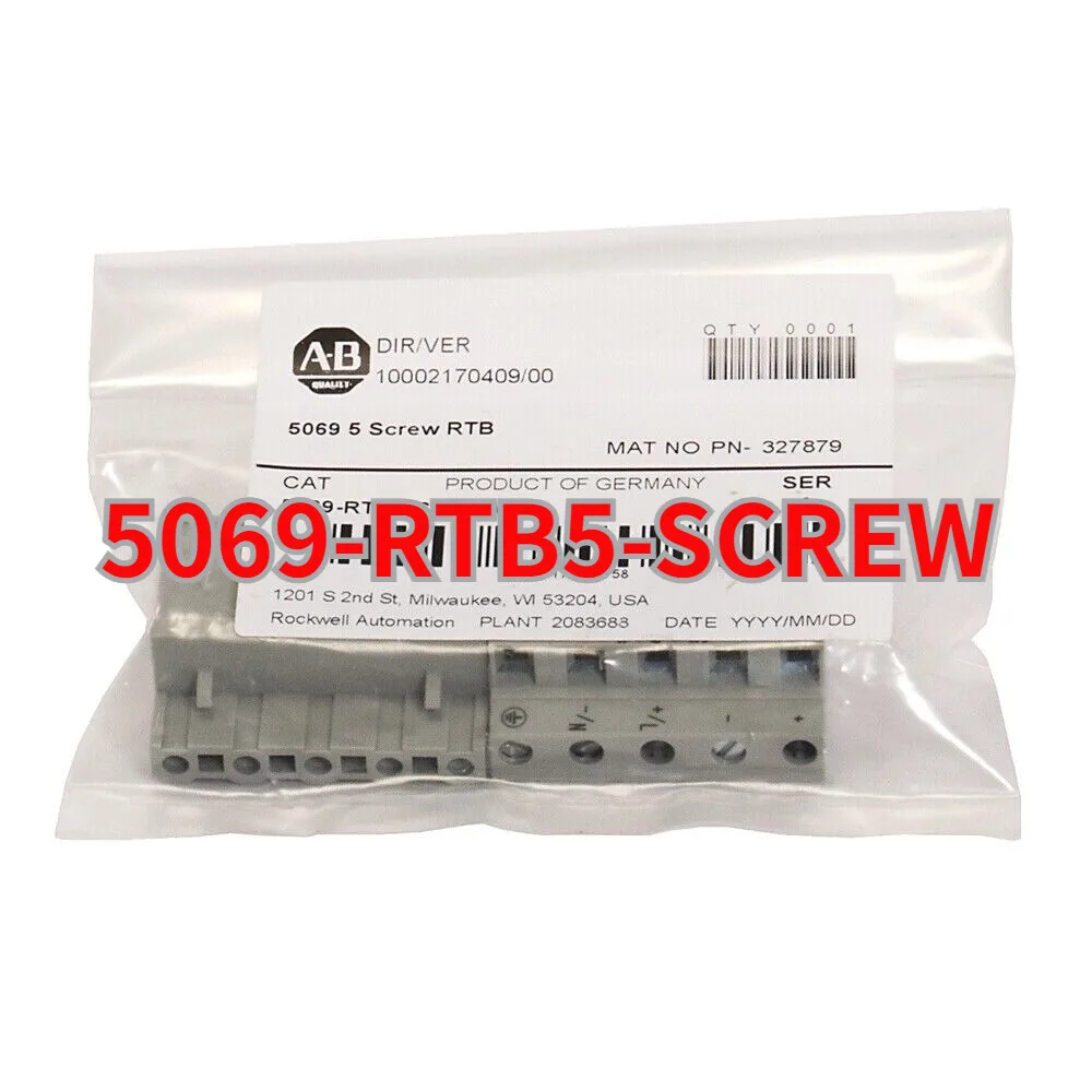 

Factory Sealed AB 5069-RTB5-SCREW In Stock NEW IN BOX