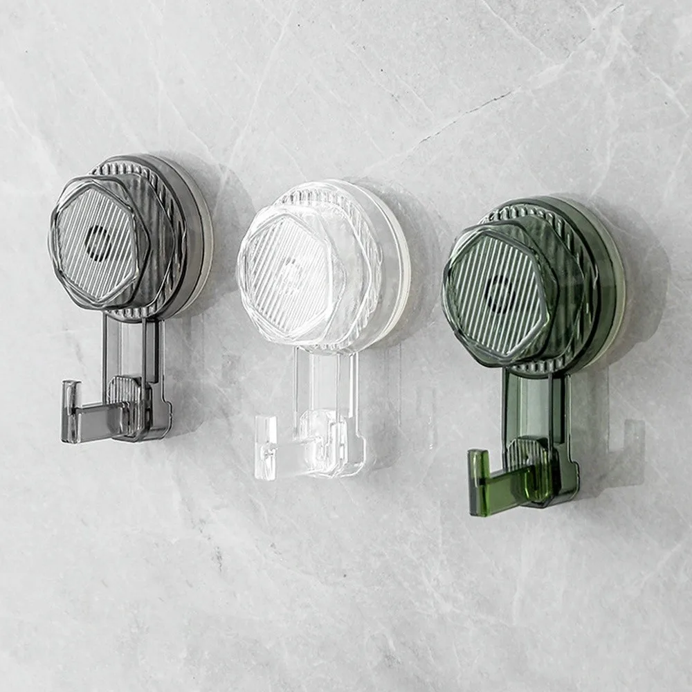 High Quality Punch Free Suction Cup Hook Removable Reusable Storage Rack Waterproof Multifunctional Hanger Hook Bathroom