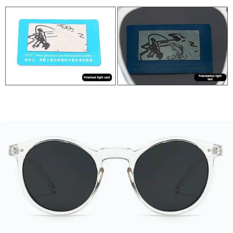 

Fashion Polarized Sunglasses Soft Transparent White Color Frame Clear Lens Sun Glasses Classic Vintage Sunshades