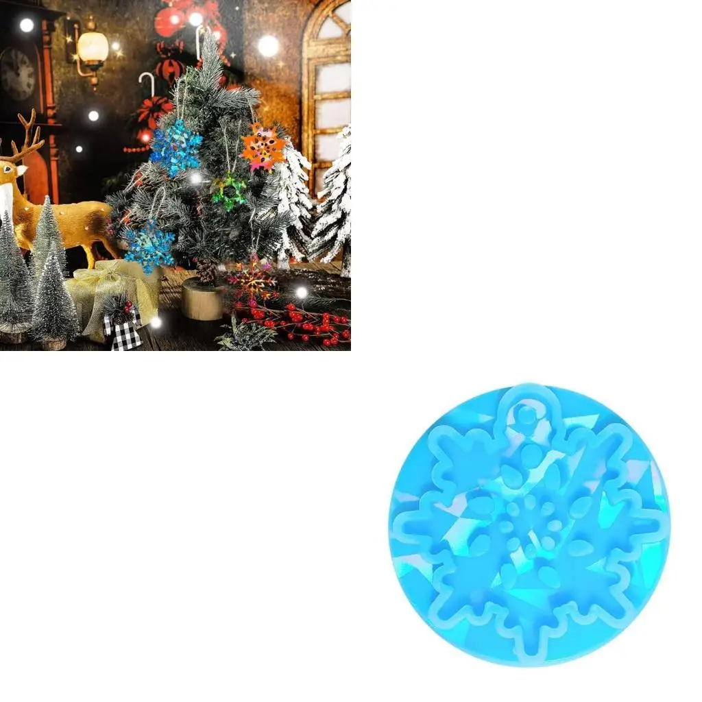 

9HJK изящные снежинки подвески смола