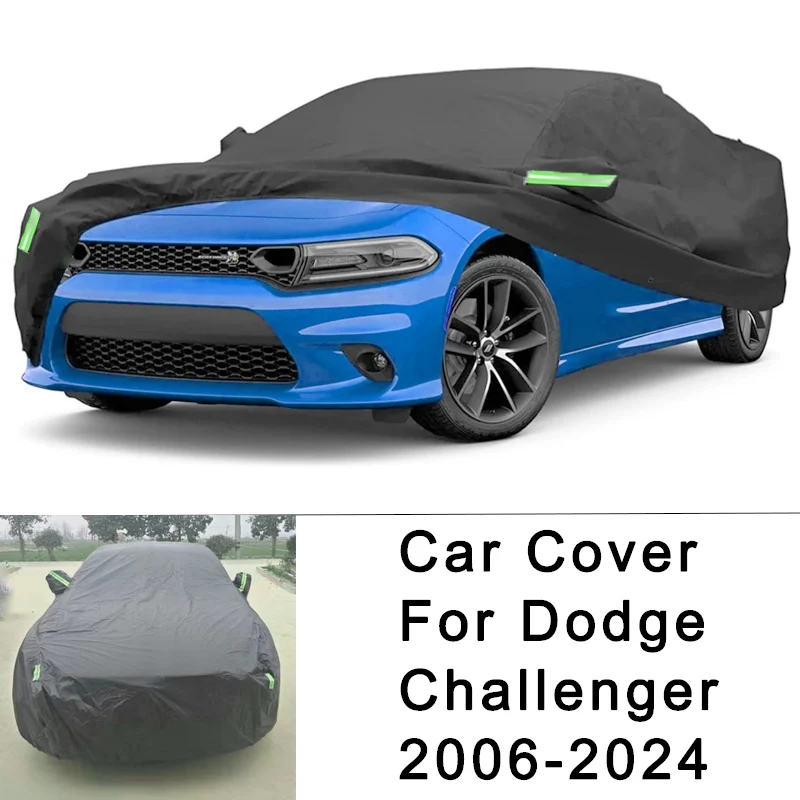 

Водонепроницаемые автомобильные чехлы на заказ для Dodge Challenger 2006-2024 гг., уличные пылезащитные, водонепроницаемые и водонепроницаемые, с ветрозащитным ремешком
