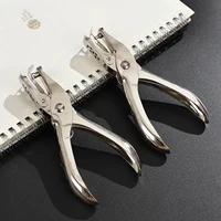 Perforadora de hojas sueltas de un solo orificio de papel de 3mm/6mm perforadora de papel perforadora de Metal