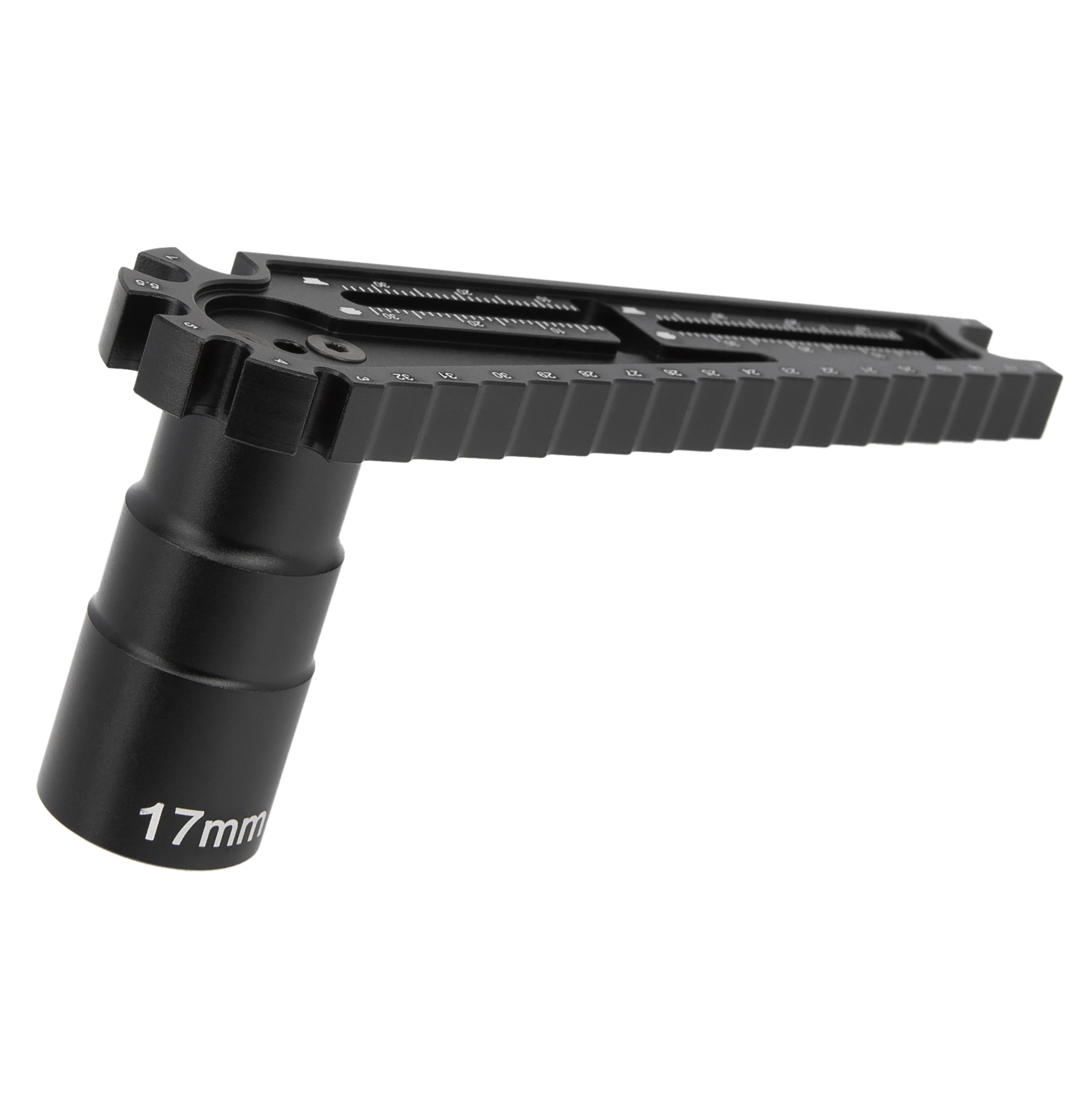 4 in 1 Multi-Tool-Ride-Höhenmesser 16-32mm Chassis-Höhen verstell lineal für On-Road-Fahrzeuge/RC-Auto-Spann schloss schlüssel