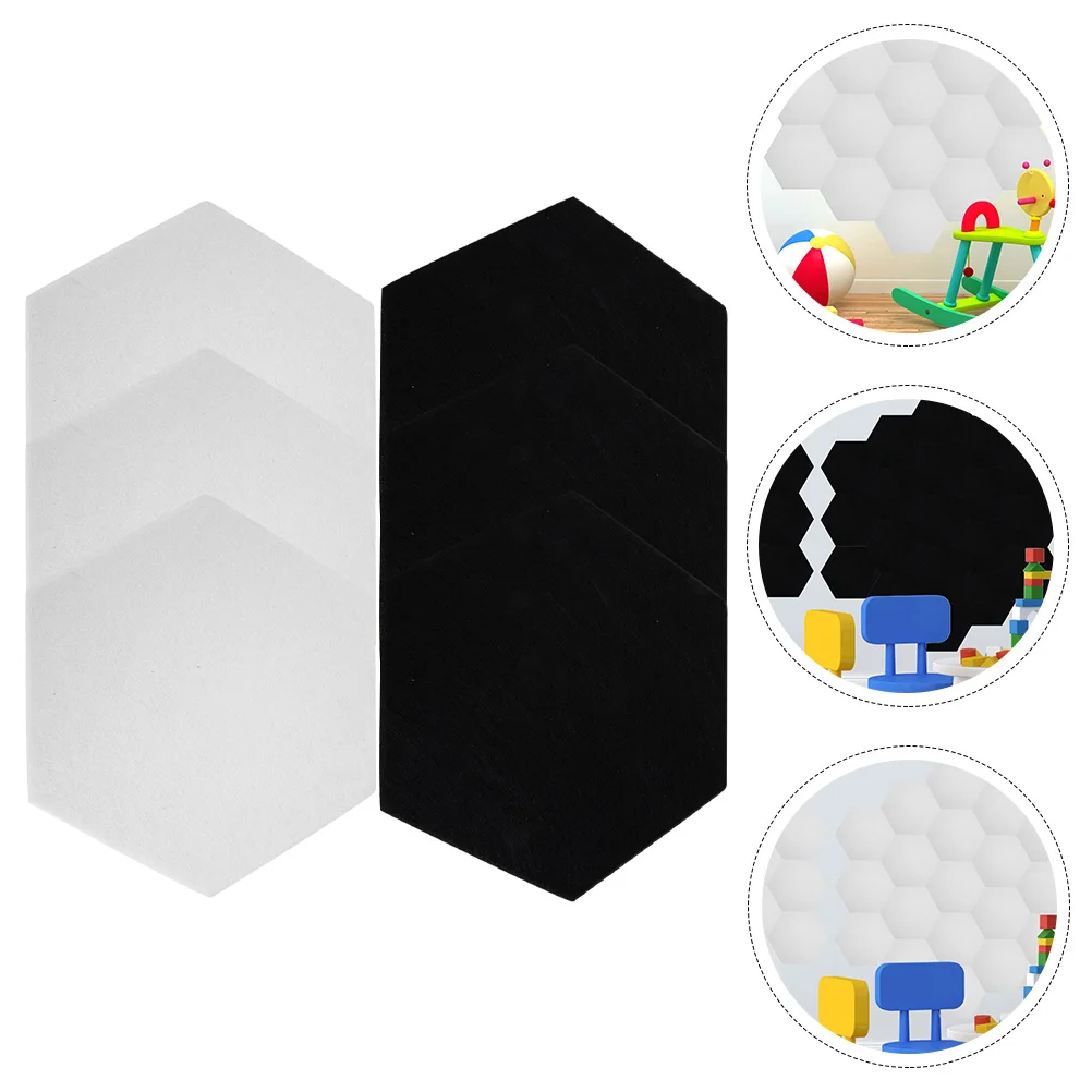 

6pcs Soundproof Sound Absorbing Panels Noise Reduction Wall Decor Acoustic Panels Sound Deadening Soundproofing Material For