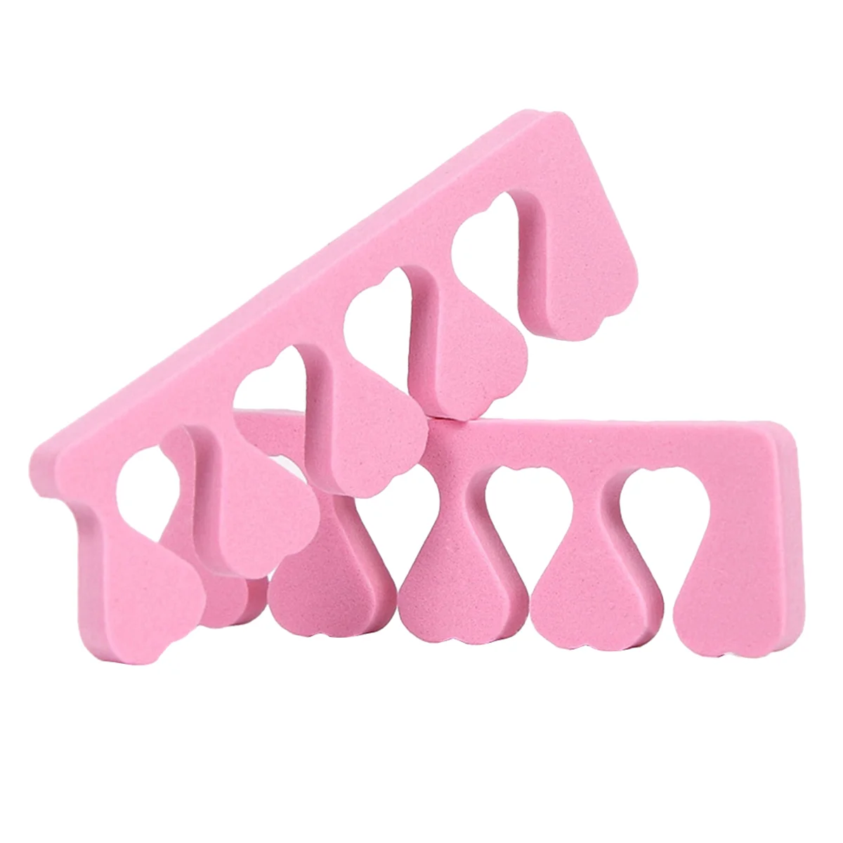 

2Pcs Sponge Nail Finger Toe Separators Nail Pedicure Manicure Tools (Random Color) nail spacers nail toe separator