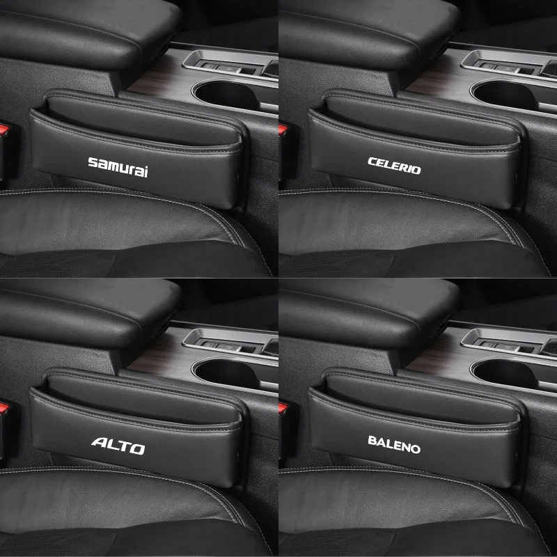 

Multifunction Car Seat Gap Organizer Seat Crevice Slot Storage Box for Suzuki samurai ALTO BALENO CELERIO