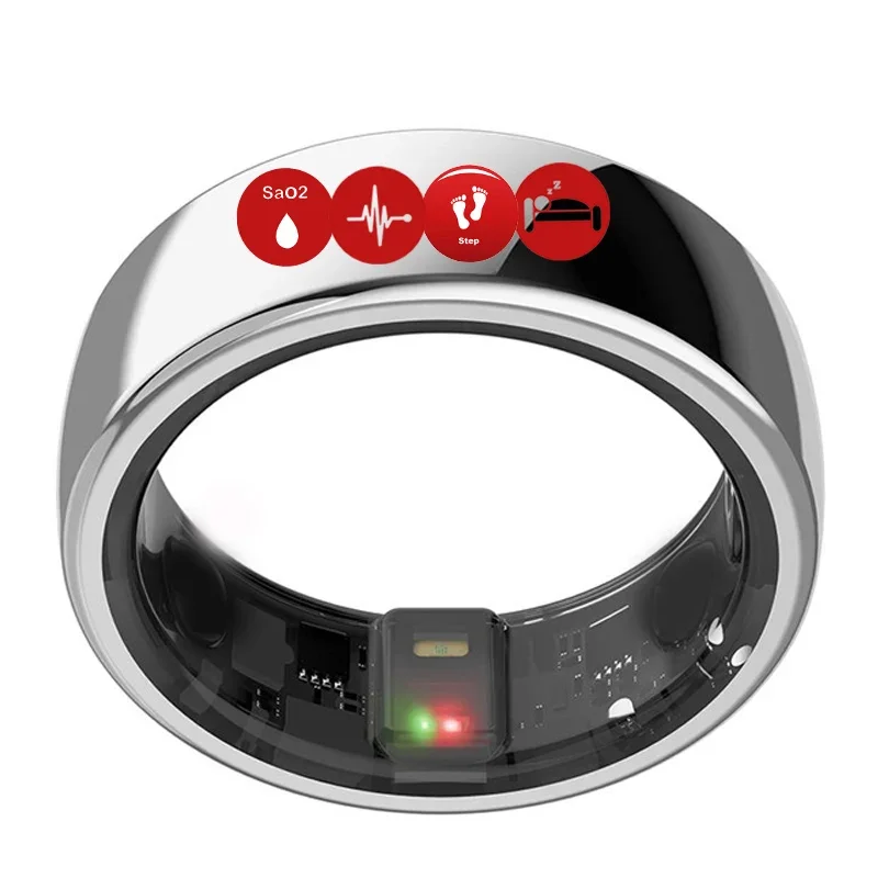 

Bluetooth health ring New smart healthy ring withsleep tracker Heart Rate Blood Oxygen body temperature Functions