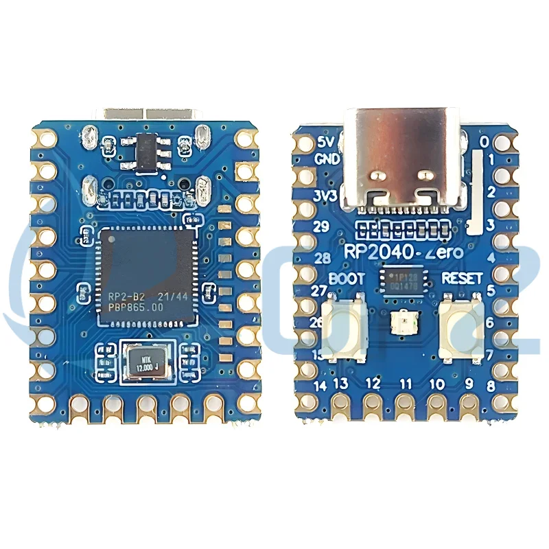 10PCS RP2040-Zero RP2040 for Raspberry Pi Microcontroller PICO Development Board Module Dual-core Cortex M0+ Processor 2MB Flash