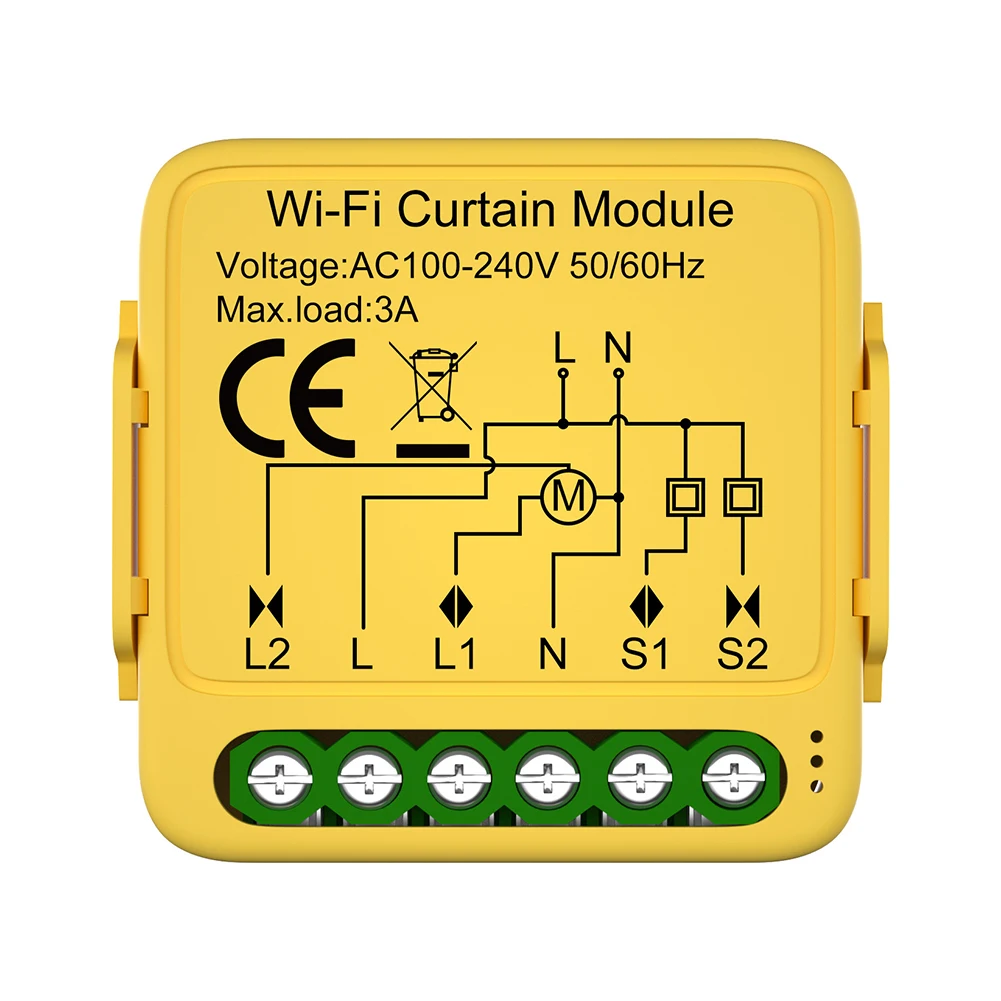 Home Automation Switch Electric Curtain Switch Automated Curtain Functionality Hands-free Operation Multi-protocol Compatibility