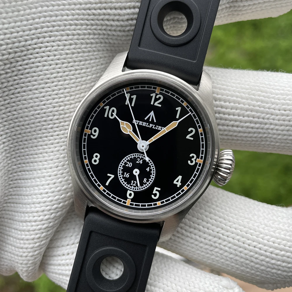 STEELFLIER Offizielle SF746 Luxus-Quarz-Armbanduhr Swiss Luminous VH60 Mute-Uhrwerk 20Bar wasserdichte Multi-Zeitzonen-Uhren – Detail 21