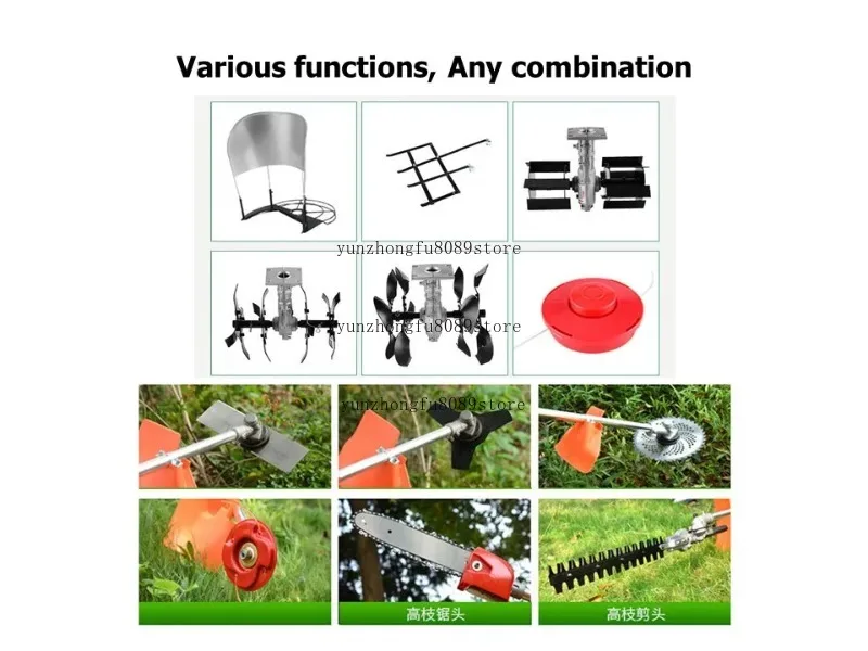 24V/48V Lithium Battery Rechargeable Electric Lawn Mower Grass Trimmer Weeder Portable Power Tool