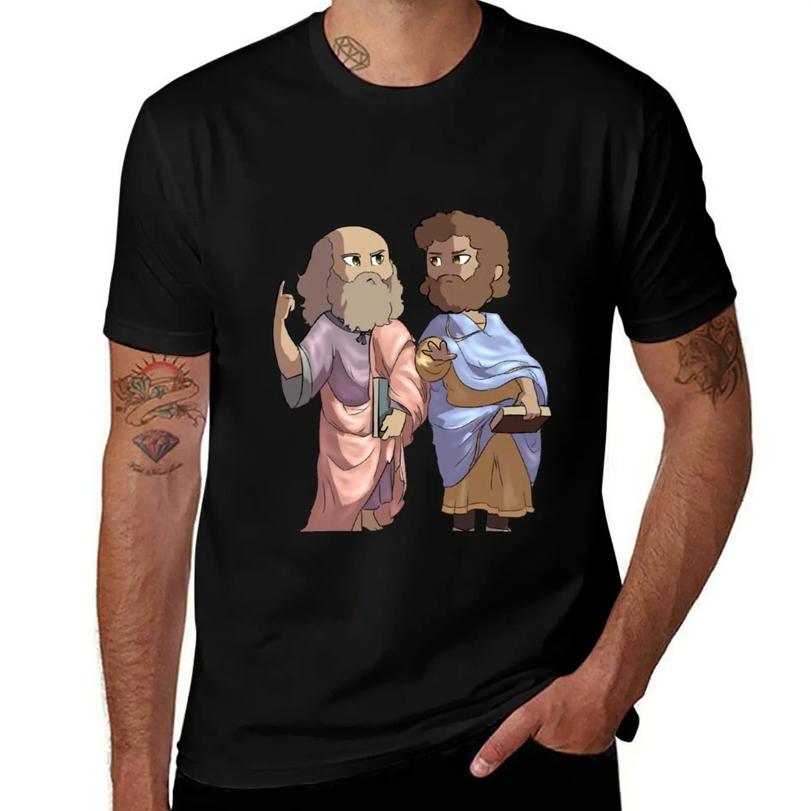 School of Athens T-Shirt t shirts for man cotton funny T-Shirt