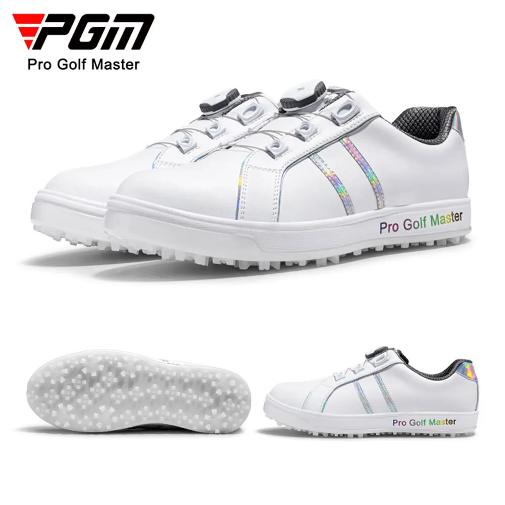 

PGM New Golf Women's Sneakers Magic Design Sneakers Knob Laces Waterproof Microfiber Leather shoes