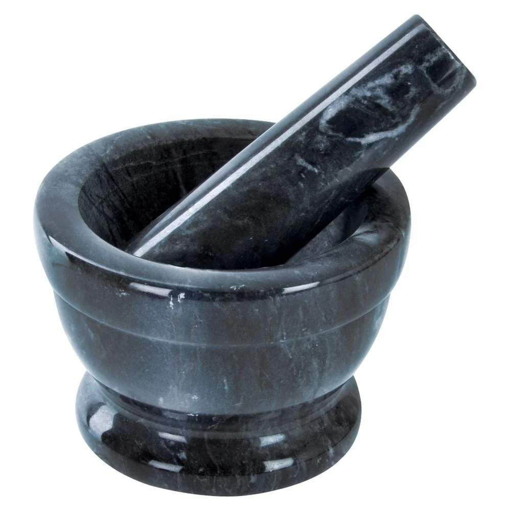 Mortero de especias para moler especias de cocina de granito