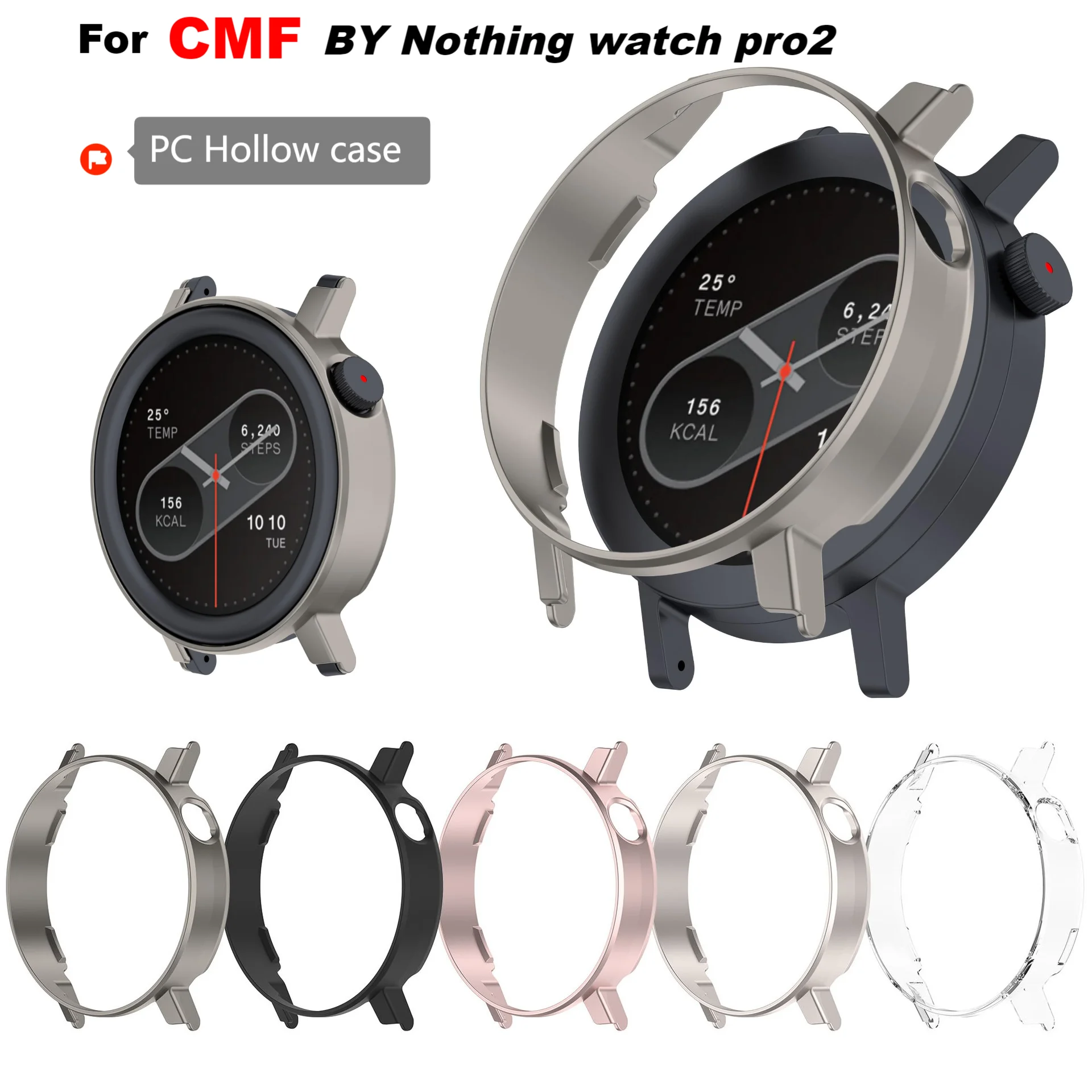 Smart watch PC Hollow case For CMF Watch Pro 2 Watch protector For CMF BY Nothing watch pro2 smart watches accessories