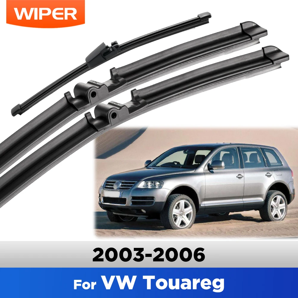 ل Volkswagen VW Touareg 2003-2006 2004 2005 ممسحة شفرات الممسحة الأمامية والخلفية الزجاج الأمامي نافذة فرش 26 "+ 26" + 14"
