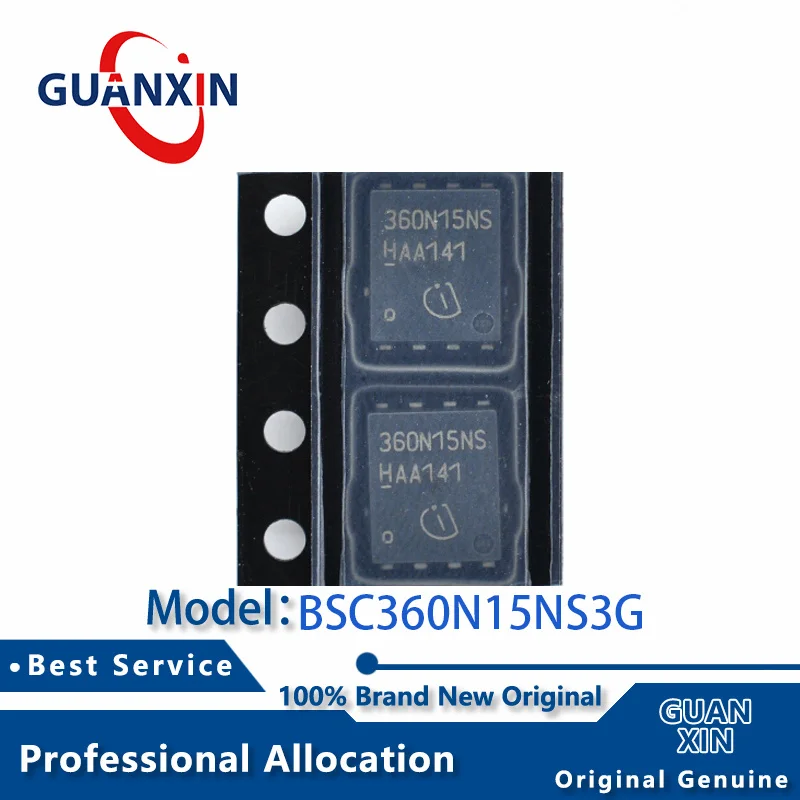 

100% New BSC360N15NS3G BSC360N15NS TDSON-8 Marking 360N15NS3G BSC360