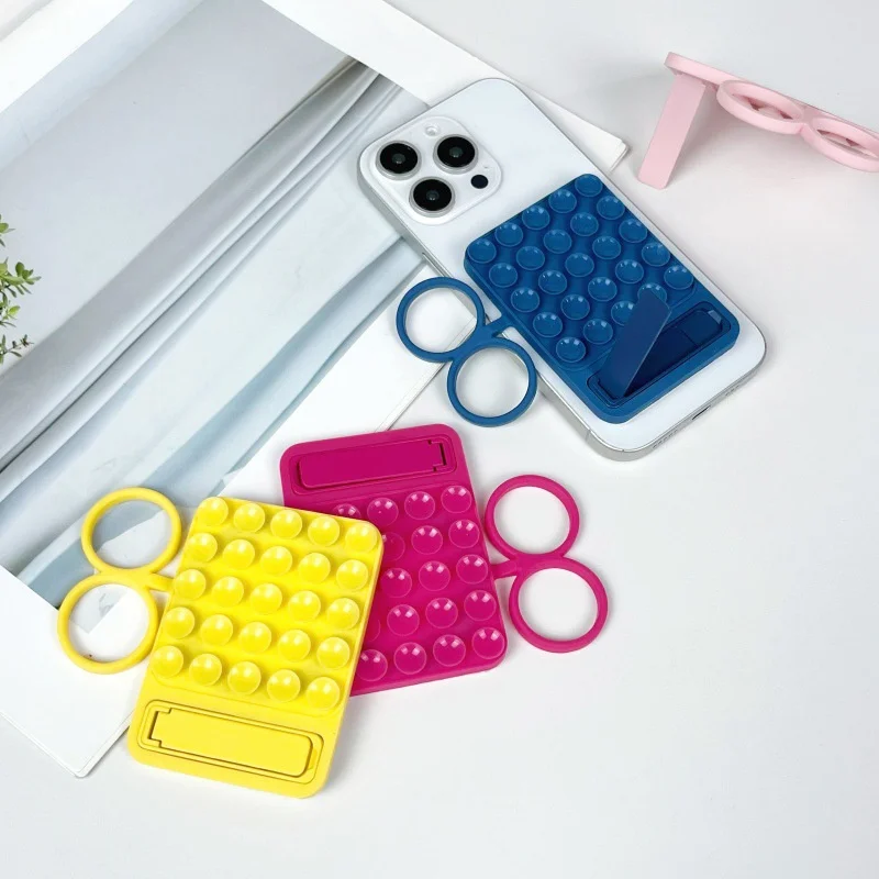 

Магнитный силиконовый держатель для телефона на диске с подвесной веревкой на палец на присоске, подставка для мобильного телефона, кронштейн для телефона, планшета