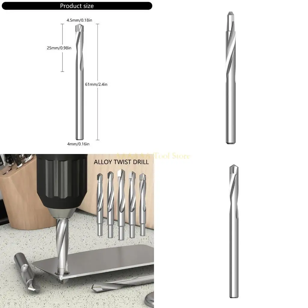 

A2BE закаленный круглый хвостовик с уменьшенным скручивающим буровым бурным инструментом для дерева для древесины для дерева