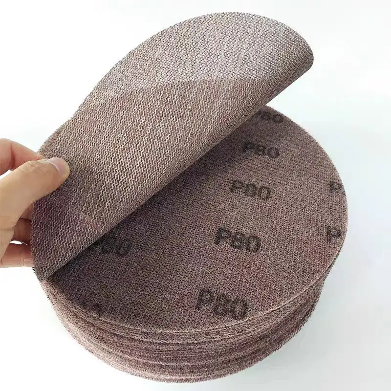 

10Pcs 9 Inch Sandpaper Mesh Abrasive Hook and Loop Dust Free Sanding Discs Anti-blocking Dry Grinding Sandpaper 80 to 220 Grit