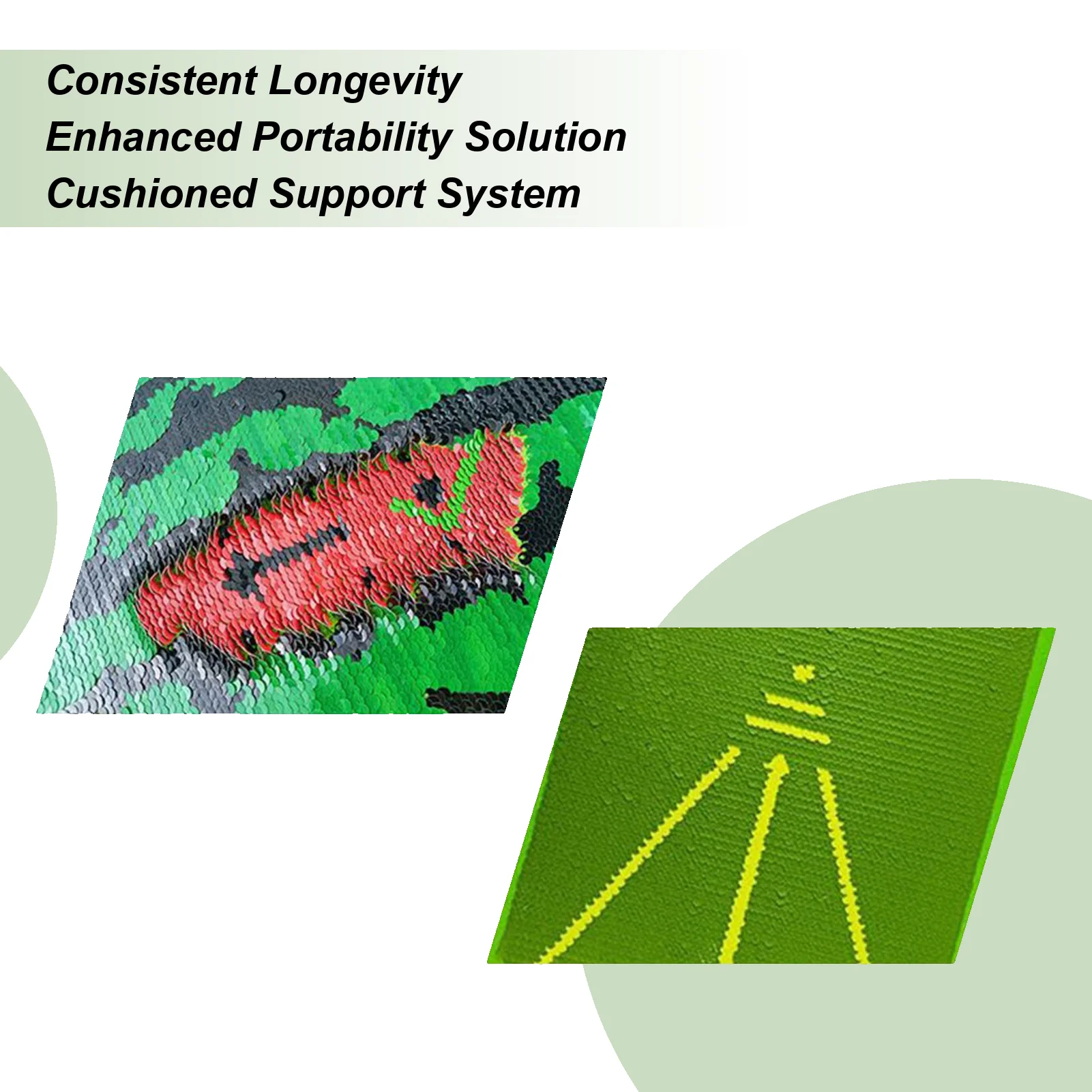 

Коврик для ударов по гольфу Тренировочный коврик для гольфа с поворотной дорожкой Тренажер для обратной связи с обнаружением следов для улучшения качелей на открытом воздухе