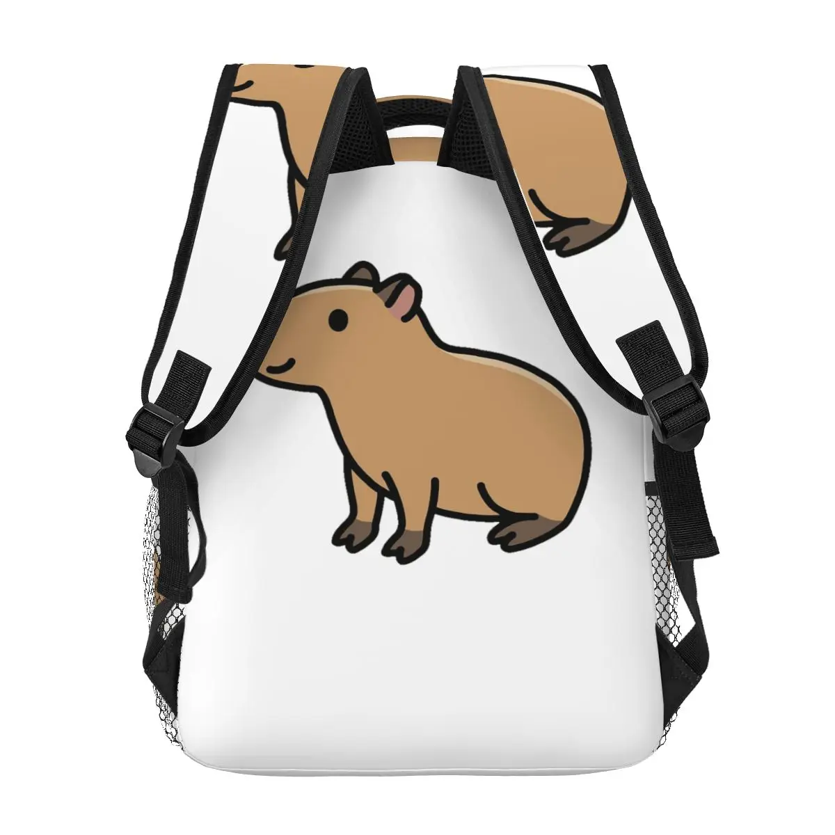 Zaini Capybara Ragazzi Ragazze Bookbag Studenti Borse da scuola Zaino da viaggio per cartoni animati Borsa a tracolla di grande capacità