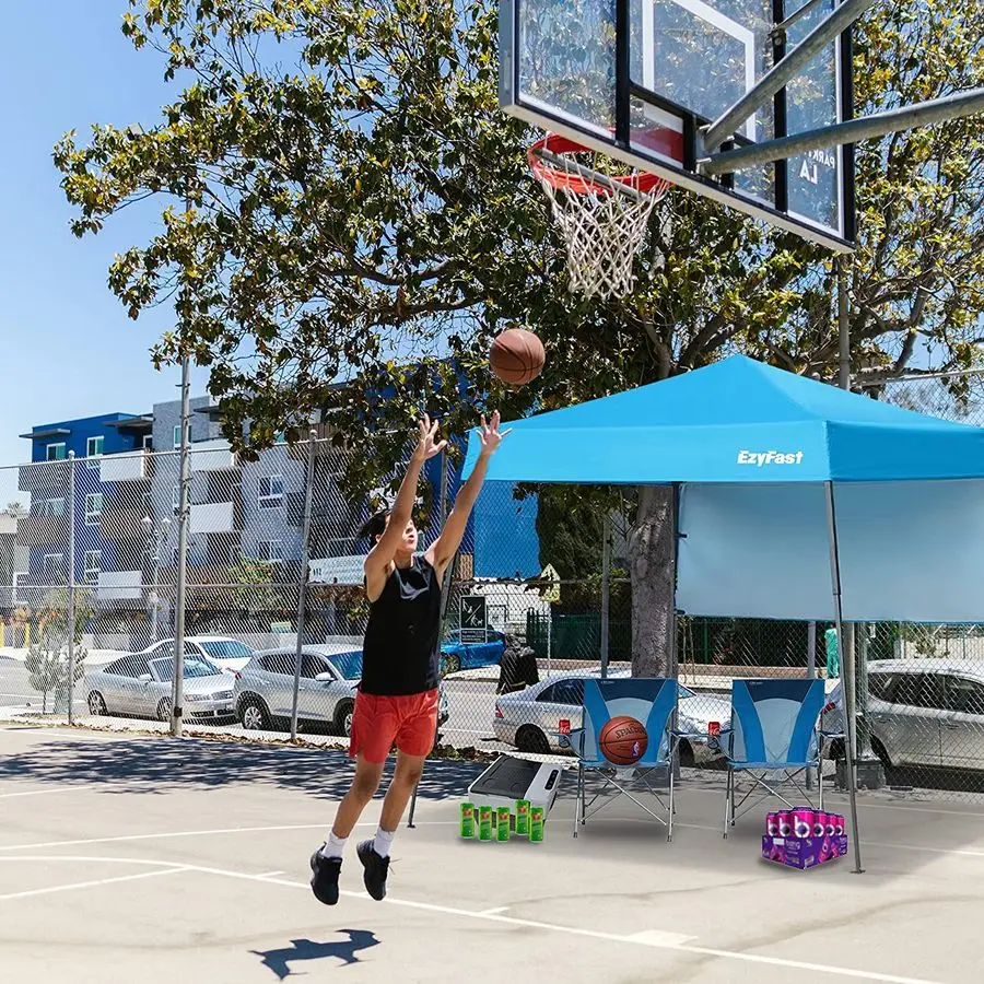 مظلة حقيبة ظهر مدمجة للغاية، مأوى منبثق، كابانا رياضية محمولة، قاعدة 7.5 × 7.5 قدم، قاعدة 6 × 6 أقدام للمشي لمسافات طويلة والتخييم، فيشي #2